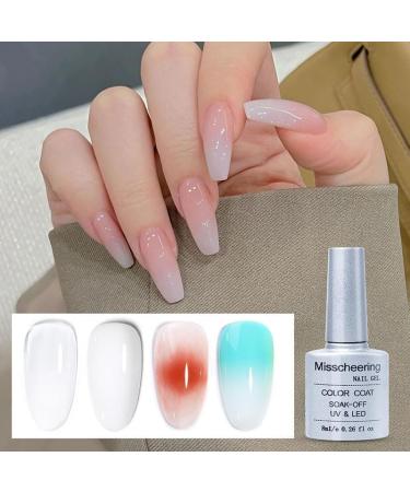 Universal Halo Dye Protein Polish Gel Gradient Manicure Egg Clear Cream UV Gel Nail Polish Nail Supplies for Professionals - (Color: White dye Glue) - Buy Online on GoSupps.com