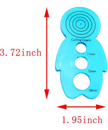 ZYAMY 2pcs Quilting Curling Coach Paper Quilting Tools - Origami Rolling DIY Grooving Tools in Blue and Red - Buy Online on GoSupps.com