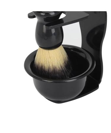 MIXCUT Beard Foam Brush Set for Men | Grooming Brush with Soap Dish & Stand | Nylon Hair Beard Care Essentials - Buy Online on GoSupps.com