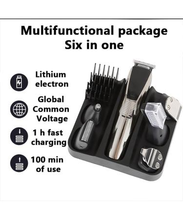 All-in-One Hair Clippers & Grooming Kit for Men | Electric Trimmer Beard & Body Groomer - Buy Online on GoSupps.com