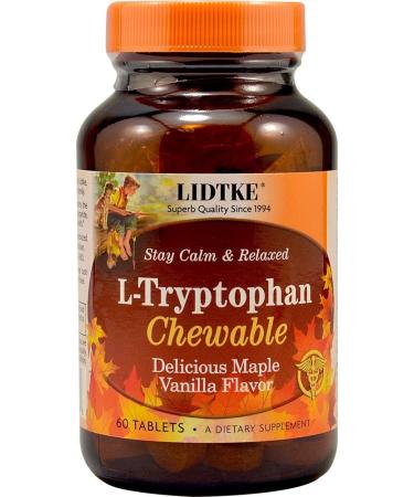 Lidtke Technologies L-Tryptophan Chewable Tablets 60 Count