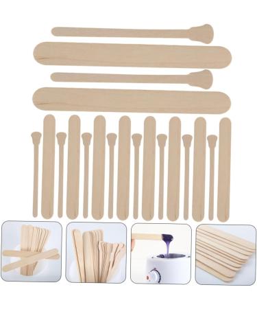 Beaupretty 400 PC Waxed Wooden Sticks - Wax Applicator Spatula for Makeup & Home Accessories - Buy Online on GoSupps.com