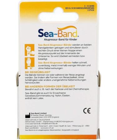 Buy EB Vertriebs GmbH Sea Band Acupressure Bracelet for Children - 2 Pack | Effective Nausea Relief - Buy Online on GoSupps.com
