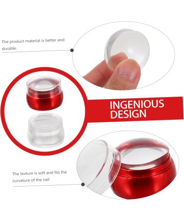 minkissy 2 Sets Nail Art Silicone Stamp Nail Tools Scratchboard Tools Nail Art Tool Nail Polish Tools Manicure Tools Nail Stamper Nail Art Stamper Scrap Board Frosted Aluminum - Buy Online on GoSupps.com