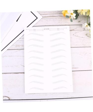 Beavorty 6 Sheets Pairs Faux Eyebrow Artificial Eyebrow Patch Eyebrow Stickers Makeup Tools Disposable 3d - Buy Online on GoSupps.com