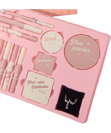  Generisch Lip makeup kit lip gloss blush face powder with necklace for everyday wear parties weddings holidays birthdays teens - Buy Online on GoSupps.com