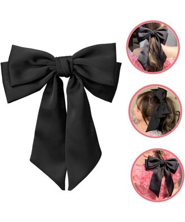 Bow Hairpin Hair Pin Hair Clip Bobby Pins Black Ponytail Clip Hair Bows for Teens Big Hair Bows Hair Barrettes for Women Hair Ribbon Bow Large Hair Bows Alloy 3 Alligator Clip Miss - Buy Online on GoSupps.com