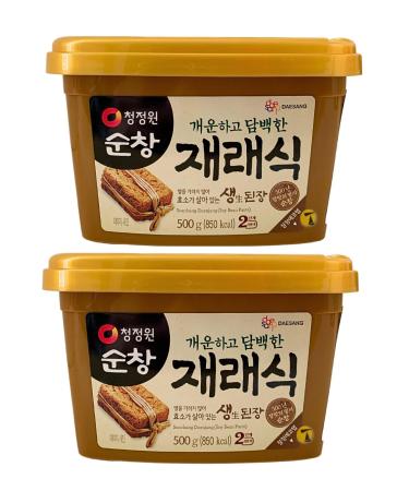 Xihaha Daesang Korean Soybean Paste Doenjang (soybean paste) 500g (pack of 2)