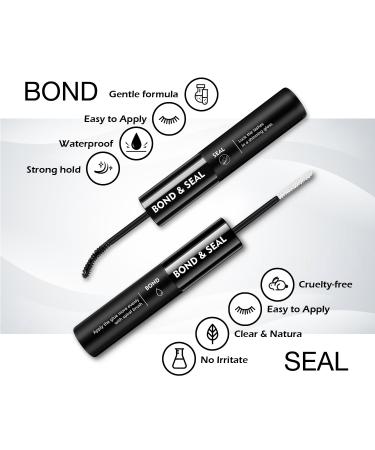 Lash Bond and Seal | Super Strong Hold Eyelash Extension Glue - Waterproof Latex-Free Gentle Formula for Sensitive Eyes - Buy Online on GoSupps.com