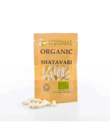 Organic Shatavari HPMC Capsules 800mg Racemosus Reproductive/Digestion Boost Hormone Libido Vegan Halal Kosher (30 Capsules)