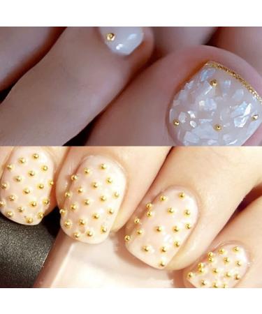 Face Pearl Gems Nail Rhinestone Stickers 2800 PCS - 4 Sheets - Gold | 3D Self Adhesive Temporary Tattoo Dots for Women - Festival Bling Crystal Jewels for Eyes, Hair, Body - Buy Online on GoSupps.com