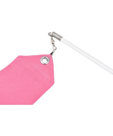 Dance Ribbons with Wands - 4 Yards Long Rhythmic Gymnastics Streamer for Kids - Pink - Buy Online on GoSupps.com