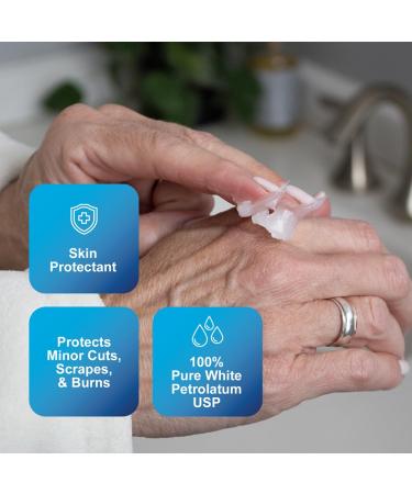 CareAll Petroleum Jelly 8 Oz Jar. Unscented 100% Pure White Petrolatum Jelly USP Protectant for Minor Cuts Scrapes Burns. Moisturizer for Dry Skin and Lips. 8 Ounce (Pack of 1) - Buy Online on GoSupps.com