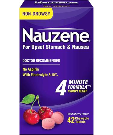Nauzene for Nausea Relief Chewable Tablets 40 Count