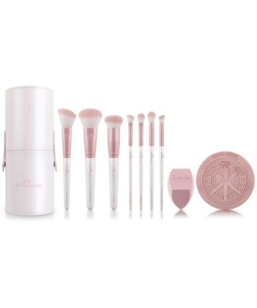 Shop Luvia Vegan Makeup Brush Set - Prime Pro Candy & Essential Eye Brushes Bundle for Perfect Blends - Buy Online on GoSupps.com