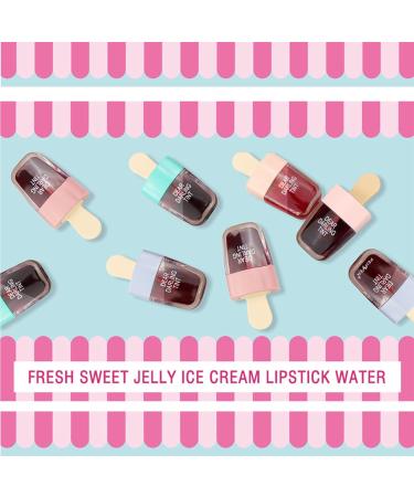 Ofanyia Ice Cream Lip Gloss Set - 5 Colors, Long Lasting, Waterproof & Non-Stick Cup - Liquid Lipstick Kit - Buy Online on GoSupps.com