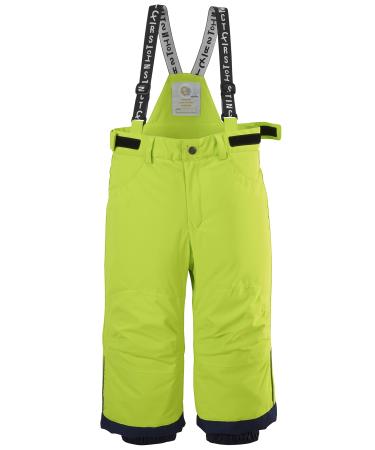 first instinct by killtec Unisex Fisw 7 Mns Pnts functional ski pants with straps and snow guard lime 86-92 EU