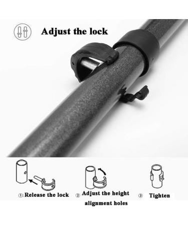 Lightweight Walking Stick/Crutches with Ergonomic Handle Adjustable Height Mobility Cane with Non-Slip Base for Men Women Disabled Elderly Injured Person Crutches Hello Independence - Buy Online on GoSupps.com