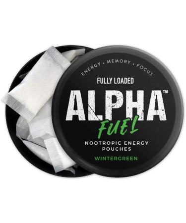 Alpha Fuel Nootropic Pouches - Wintergreen Fuel - Boost Focus and Energy - Buy Online on GoSupps.com