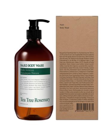 BOUQUET GARNI NARD Body Wash - Tea Tree Rosemary 16.9 fl. oz. / Rich Foam Cleanser with 5 Herbal Extracts, AHA & Pore Purifying Agents - Buy Online on GoSupps.com