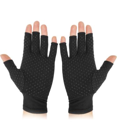 Fabater Half Finger Bike Gloves for Men Elastic Compression Arthritis Gloves Anti-Slip Daily Health Care for Mountaineering International Shipping Available - Buy Online on GoSupps.com