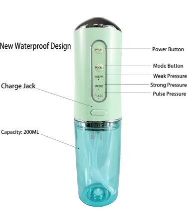 Smokitcen Electric Ear Cleaning Kit for Adults - Premium Reusable Ear Wax Removal Tool with Electrical Cleaner Spray, 3 Pressure Irrigation Tips, and 9.8in Silicone Hose (Green) - Buy Online on GoSupps.com