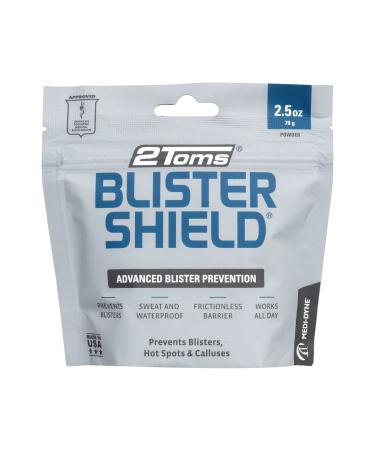 2Toms BlisterShield Advanced Waterproof Blister Prevention, Friction Free Protection Designed Specifically for Feet, Hot Spots, and Calluses, 2.5 Ounce Pouch 2.5 Ounce (Pack of 1)