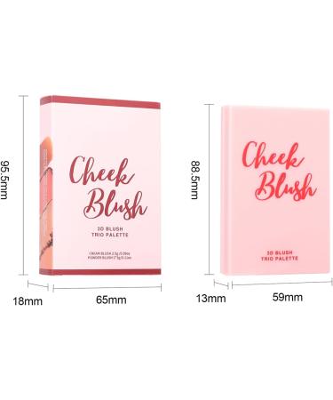 3-in-1 Contour and Highlight Palette - Full Face Palette with Baked Bronzer Blush and Highlighter For All Skin Types Easy to Apply and Blend (01# 8.5 g) 01# 8.5 g (Pack of 1) - Buy Online on GoSupps.com