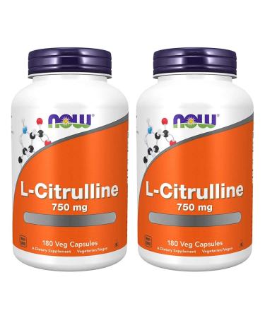 Now Foods L-Citrulline 750 mg - 180 Capsules