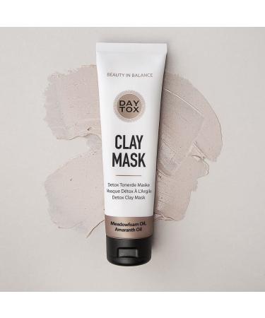 Daytox Vegan Clay Face Mask - Healing Earth for Pimples & Blackheads - Silicone-Free Dye-Free Made in Germany - 100 ml - Buy Online on GoSupps.com