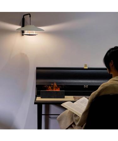 Nordic Flame Essential Oil Diffuser - Large Capacity Aromatherapy Humidifier for Home & Office (Black - Buy Online on GoSupps.com