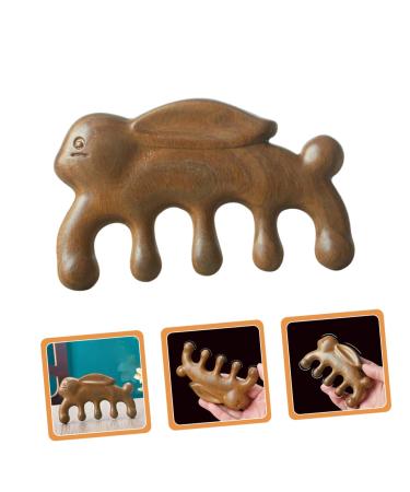CLISPEED Green Sandalwood Massage Comb - Antistatic Wooden Hair Comb for Relaxation & Healthy Hair - Buy Online on GoSupps.com