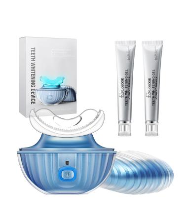 Teeth Whitening Kit for Sensitive Tooth - Waterproof Teeth Whitener with Whitening Gel - Teeth Whitening Trays with LED Lights
