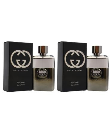 Gucci Gucci Guilty - Pack of 2 EDT Spray Men 1.6 oz