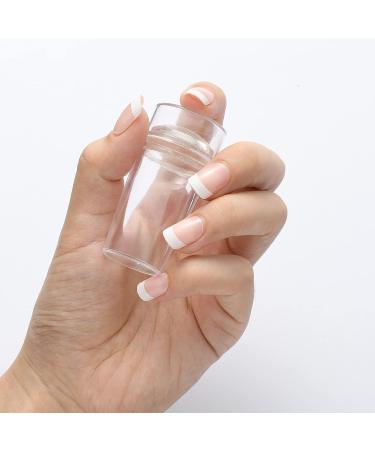 Nail Art Stamping Kit with French Tip Stampers, Scrapers, Templates, and Decorations - Flowers, Leaves, Love - Buy Online on GoSupps.com