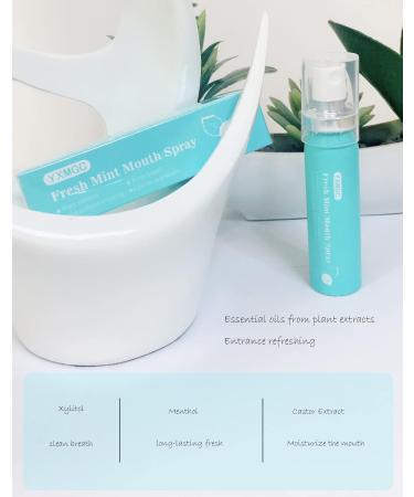 YXMGC Breath Spray - Mint Oral Freshener with Xylitol, Pack of 2 | Bad Breath & Dry Mouth Relief + Surprise Gifts included - Buy Online on GoSupps.com