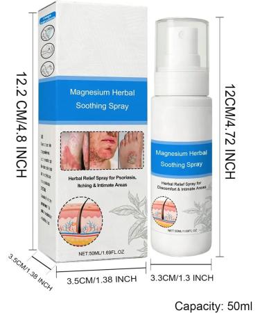 Anti-Itch Spray - 50ml Moisturizing Mist - Soothing Joint Spray - for Women and Men All Skin Types Daily Care for Body Joints Feet Legs and Hands - Buy Online on GoSupps.com
