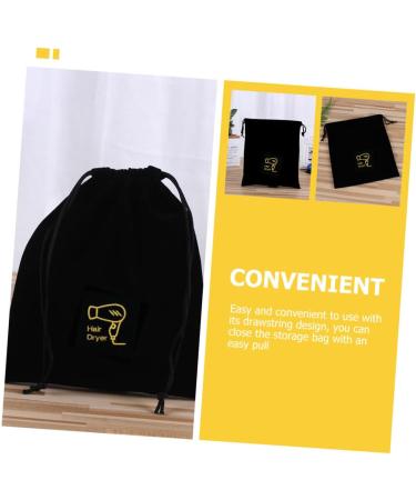 LALAFINA Drawstring Hair Dryer Storage Bag Curling Iron Holder Lint Holder Make up Traveling Organizer Bag Hairdryer Storage Bag Hairdryer Bag Organizer Hair Styling Tools Drawstring Bag - Buy Online on GoSupps.com