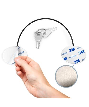 HavenHause Fridge Lock & Cabinet Lock with 4 Keys - Child Safety Locks - Black (2 Pack) - Buy Online on GoSupps.com