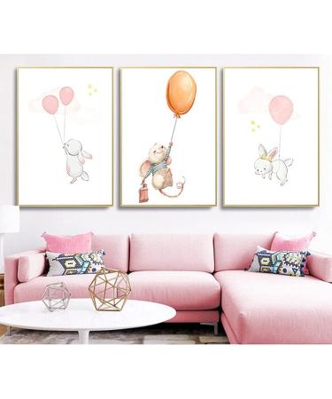 Lulupila Pictures Nursery Decor Set - Animal Motifs Forest Animals Poster for Baby Room - A4 Children's Decor - Set of 6 - Buy Online on GoSupps.com