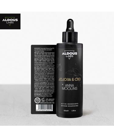 Jojoba Oil 100% Pure CBD Enriched | Cold Pressed Vegan | Advanced Formula | Hair Face Body Nails Nails Eyebrows Beard | 100ml | Original Gift Idea - Buy Online on GoSupps.com