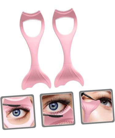 FOMIYES 2pcs Mascara Brush Silicone Molds Makeup Eyeliner Silicone Eyeliner Make up Aid Girl Eyes Cosmetics - Buy Online on GoSupps.com