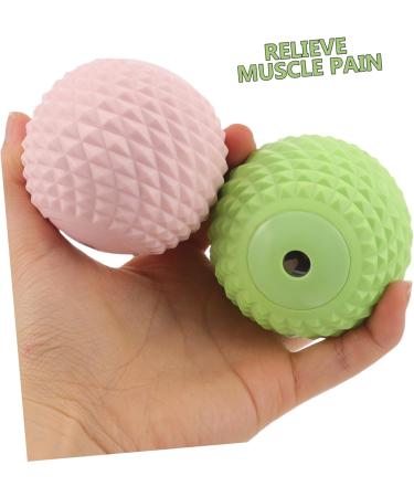 Homsfou 2-in-1 Massage Ball Set - Back & Neck Roller | Foot Massager & Fitness Peanut Ball for Pain Relief - International Shipping Available - Buy Online on GoSupps.com