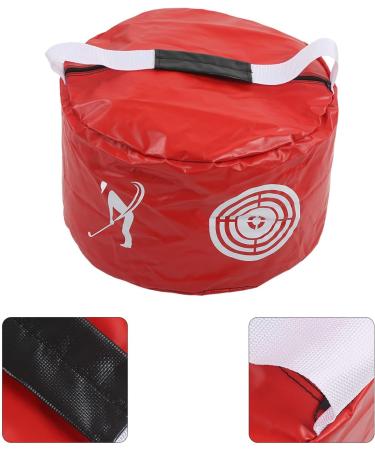 Indoor Golf Swing Trainer - Red Zipper Design for Accuracy & Force Training | Improve Your Golf Skills - Buy Online on GoSupps.com