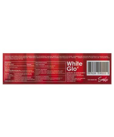 White Glo Professional Choice Teeth Whitening Toothpaste 5.29 oz - Fluoride Protection, Low Abrasion Formula for Actors, Actresses, and Models - Buy Online on GoSupps.com