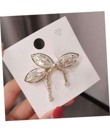 minkissy 1pc Hairpin Rhinestone Clip Women Hair Clip Fashion Non- Hair Clamps Party Headdress Rhinestone Headpiece Fashion Non-slip Hair Clamps Rhinestones Side Clip Delicate Miss - Buy Online on GoSupps.com