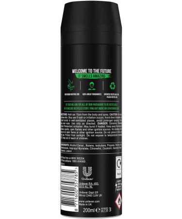 Lynx Africa Men's Fragrance Aluminium Free Masculine Body Spray Deodorant Fresh And Long Lasting Odour Protection 10 Pack of 200m. 1 count (Pack of 10) - Buy Online on GoSupps.com