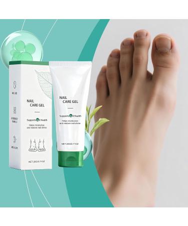  JIAOY Natural Nail Care Gel Strengthening Serum for Damaged and Brittle Cuticles Nail Growth Repair Cream Foot Moisturizer and Repair Cream (1PCS) - Buy Online on GoSupps.com