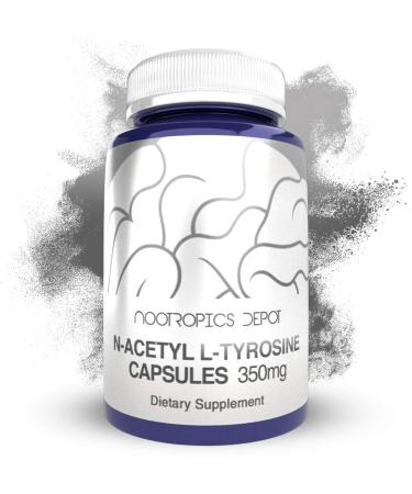 N-Acetyl L-Tyrosine Capsules | 350mg | 120 Count | NALT | Amino Acid Supplement | Natural Nootropic Supplement | Supports Memory, Learning and Focus | Supports Healthy Stress Levels 120 Count (Pack of 1) - Buy Online on GoSupps.com