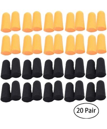 Tossens Earplugs for Sleeping - Reusable Foam Earplugs (20 Pairs) | Soft Noise-Reducing Earplugs for Travel & Sleep - Buy Online on GoSupps.com